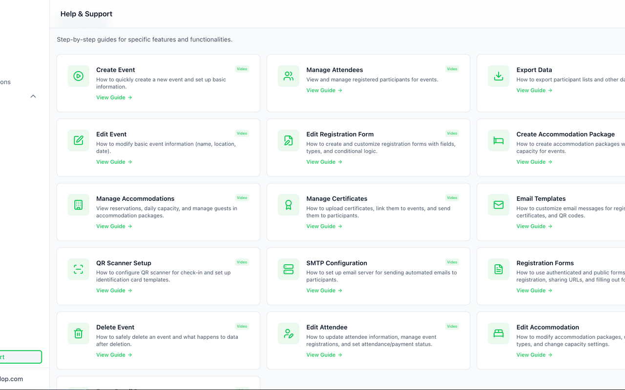 Easy Event Manager — project screenshot
